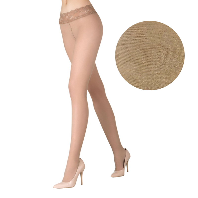 Rajstopy MARILYN z koronkową talią Erotic Vita Bassa 15DEN 3-M PR080 - 3