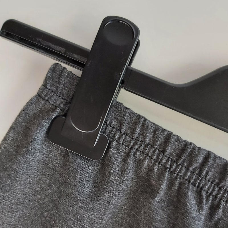 legginsy bawełniane klasyczne szare długie L111 - 2